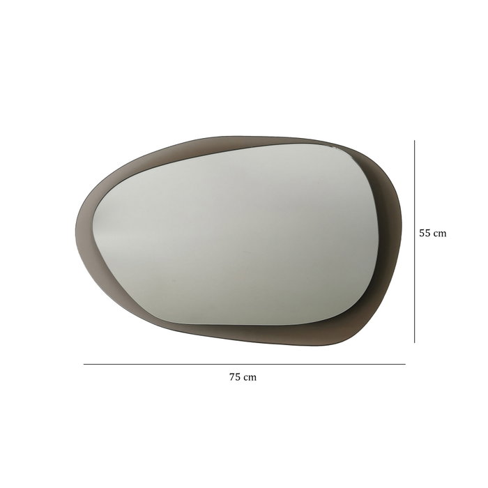 Hanah Home Aqua A343 Espejo de Bronce